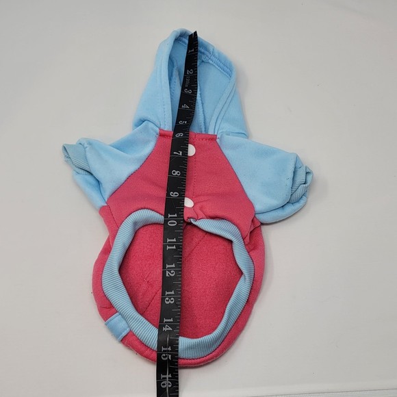 Hello Kitty Pet Dog Hoodie Jacket M  ( Small Doggy ) Blue Pink Sanrio - Picture 6 of 6